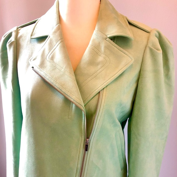 π lauren conrad moto jacket flirty green - Picture 4 of 8